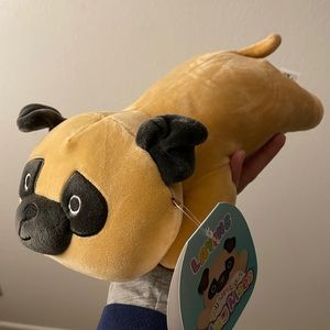 Prince the pug laying hug mee Squishmallow